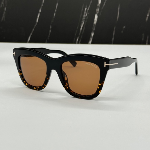 NEW TOM FORD TF685 05E WOMEN SUNGLASSES TOM FORD JULIE FT0685/S 05E BLACK main image 9